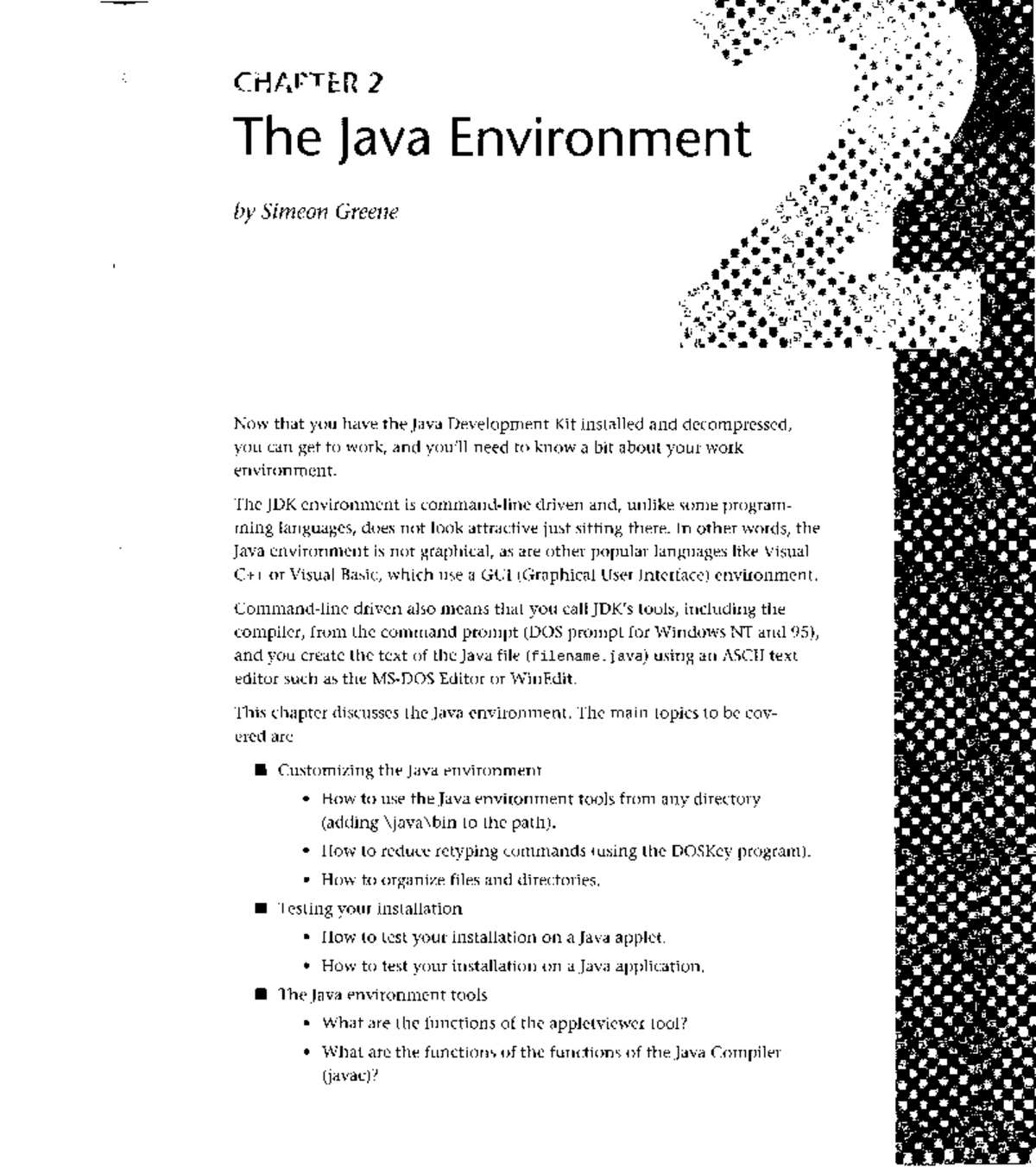 Java-hoofdst-2 - (h{ATJY§ffi § The lava Envi ronment by Simeon Greene ...