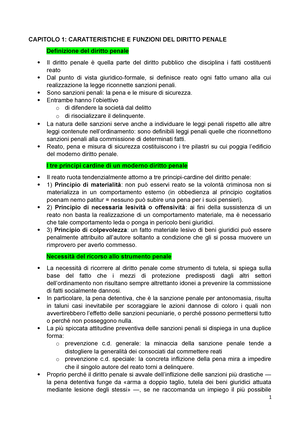 Caratteristiche e funzioni del diritto penale