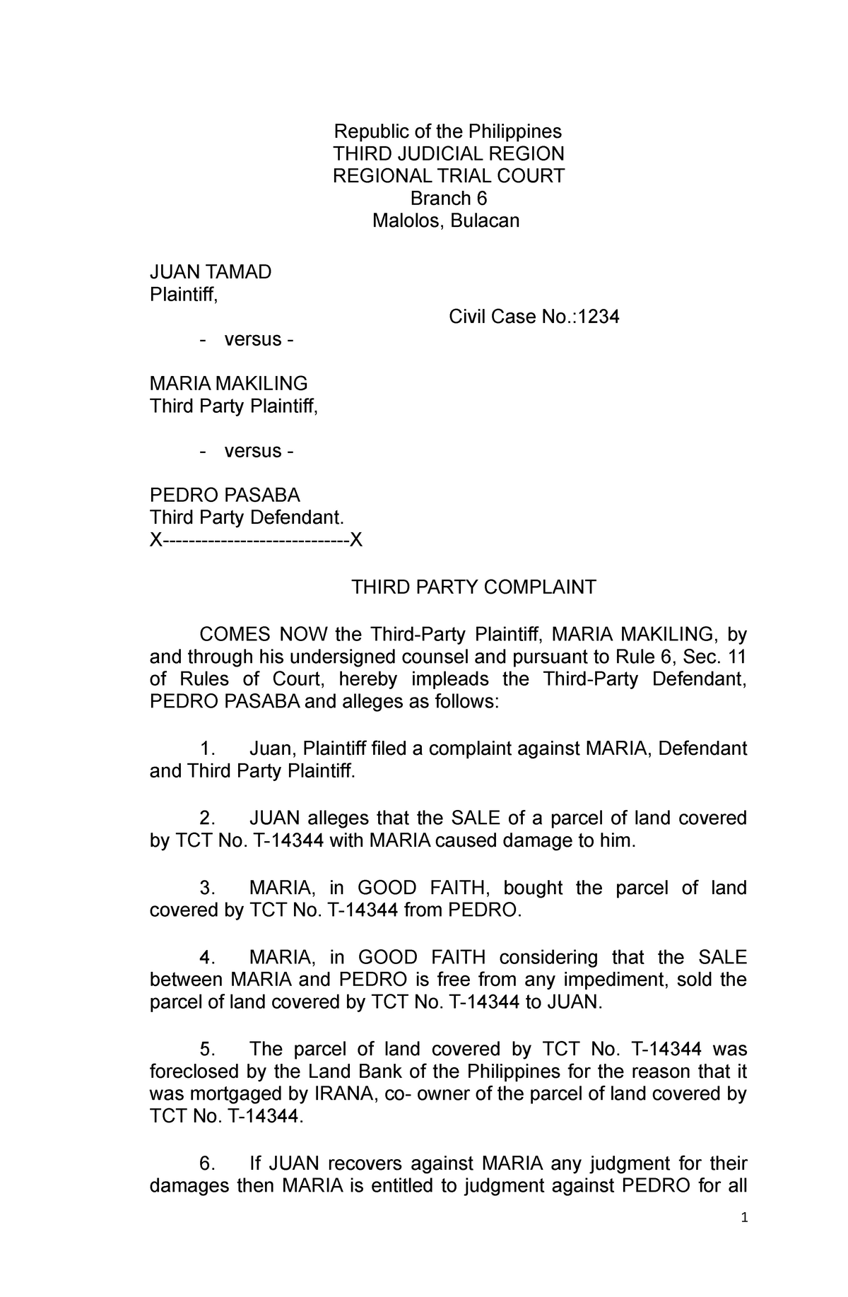 court trial script philippines tagalog