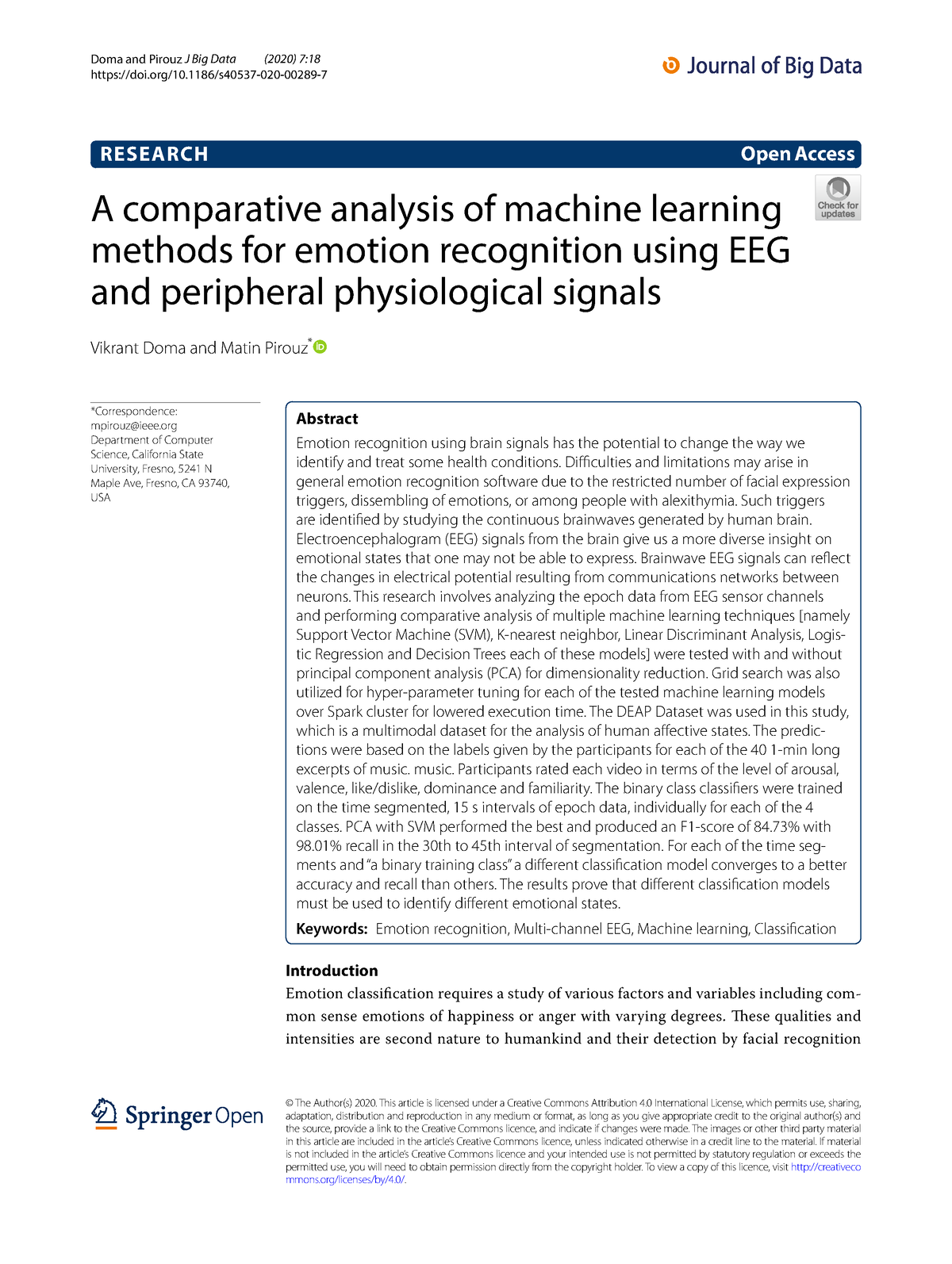 A Comparative Analysis Of Machine Learning - These Qualities And ...