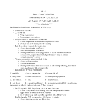 ATI RN Maternal Newborn Proctored Exam Study Guide 70 Questions And ...