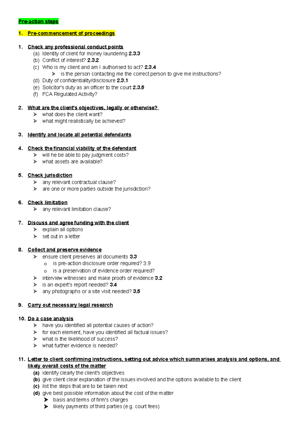 2 Overview Of The Litigation Process Pre Action Steps 1 Pre 2 Overview Of The Litigation Process Pre Action Steps 1 Pre
