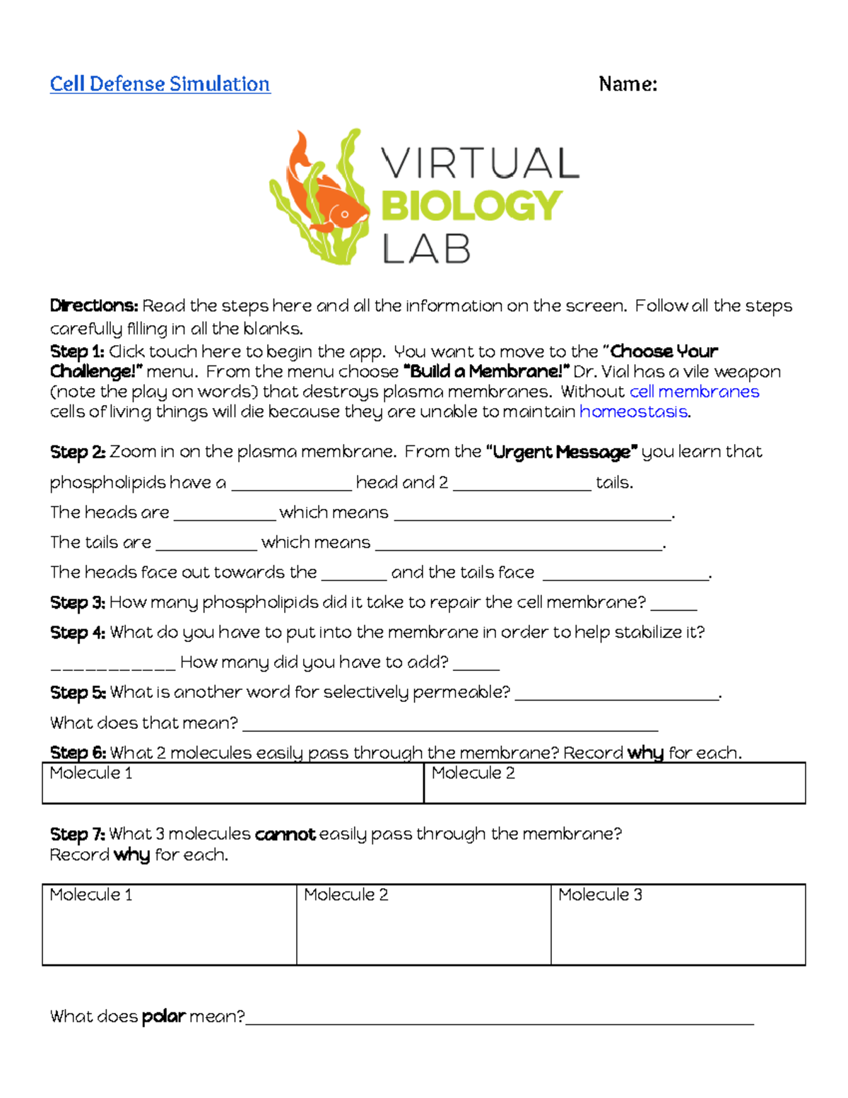 Kami Export - Cell Defense Simulation - Cell Defense Simulation Name ...