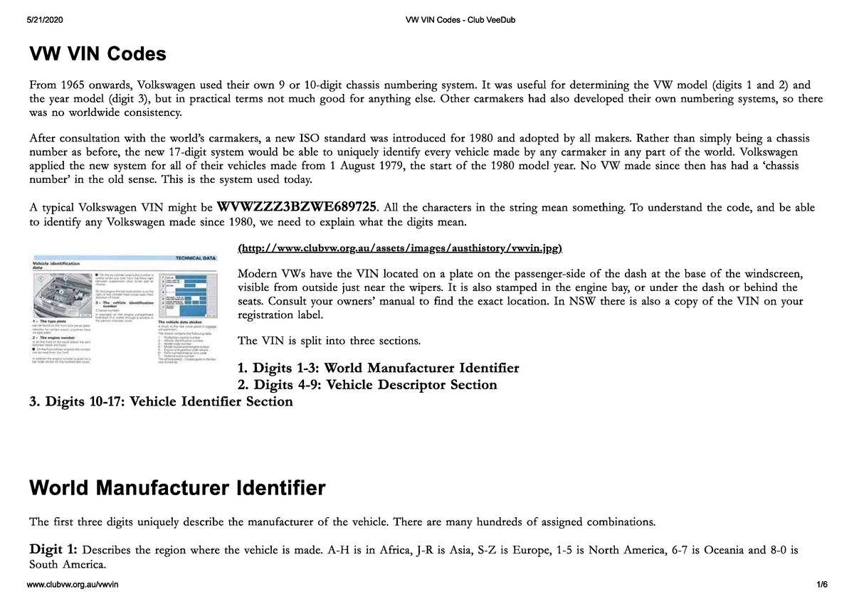 decoding-vw-vin-numbers-legislacion-y-ejercicio-profesional-studocu