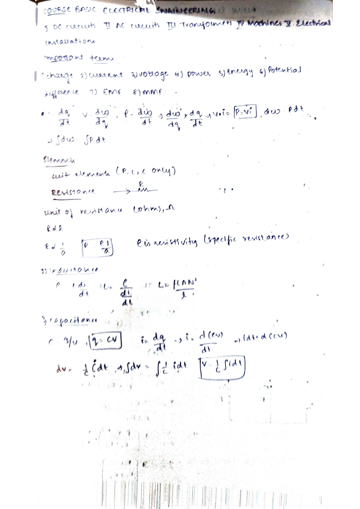 bee notes physics - Basic Electronics - Studocu