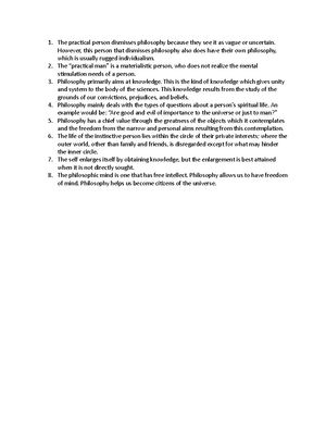 Existentialism - Assignment: Questions with answers - What are the ...