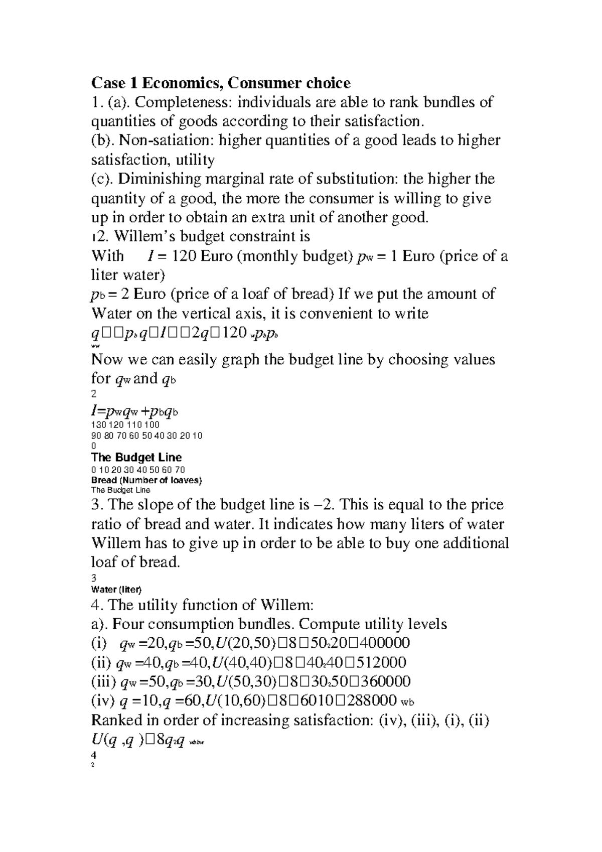 Compulsory declarations, answers Case 12011 Case 1 Economics