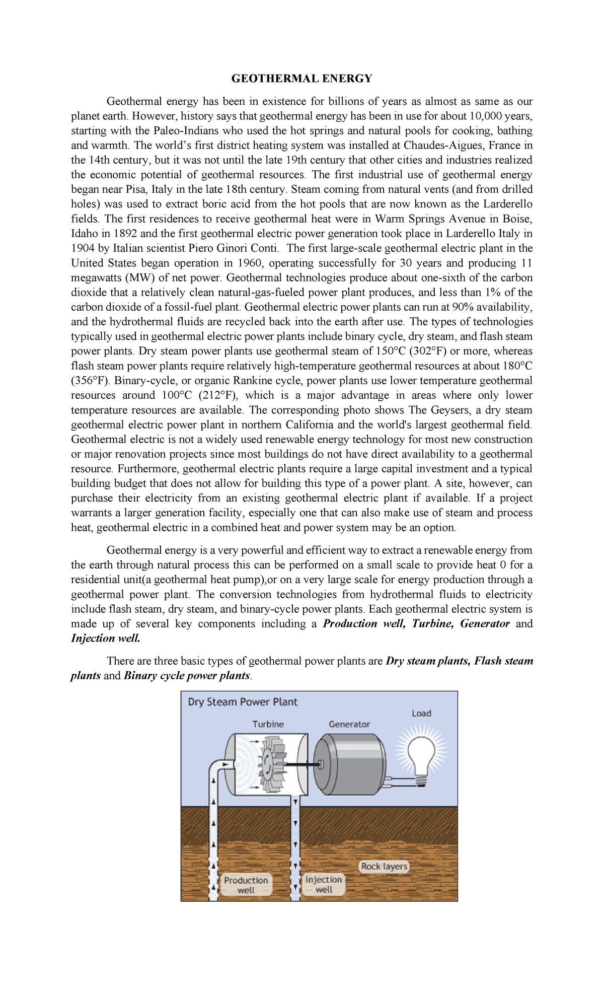 research paper on geothermal energy