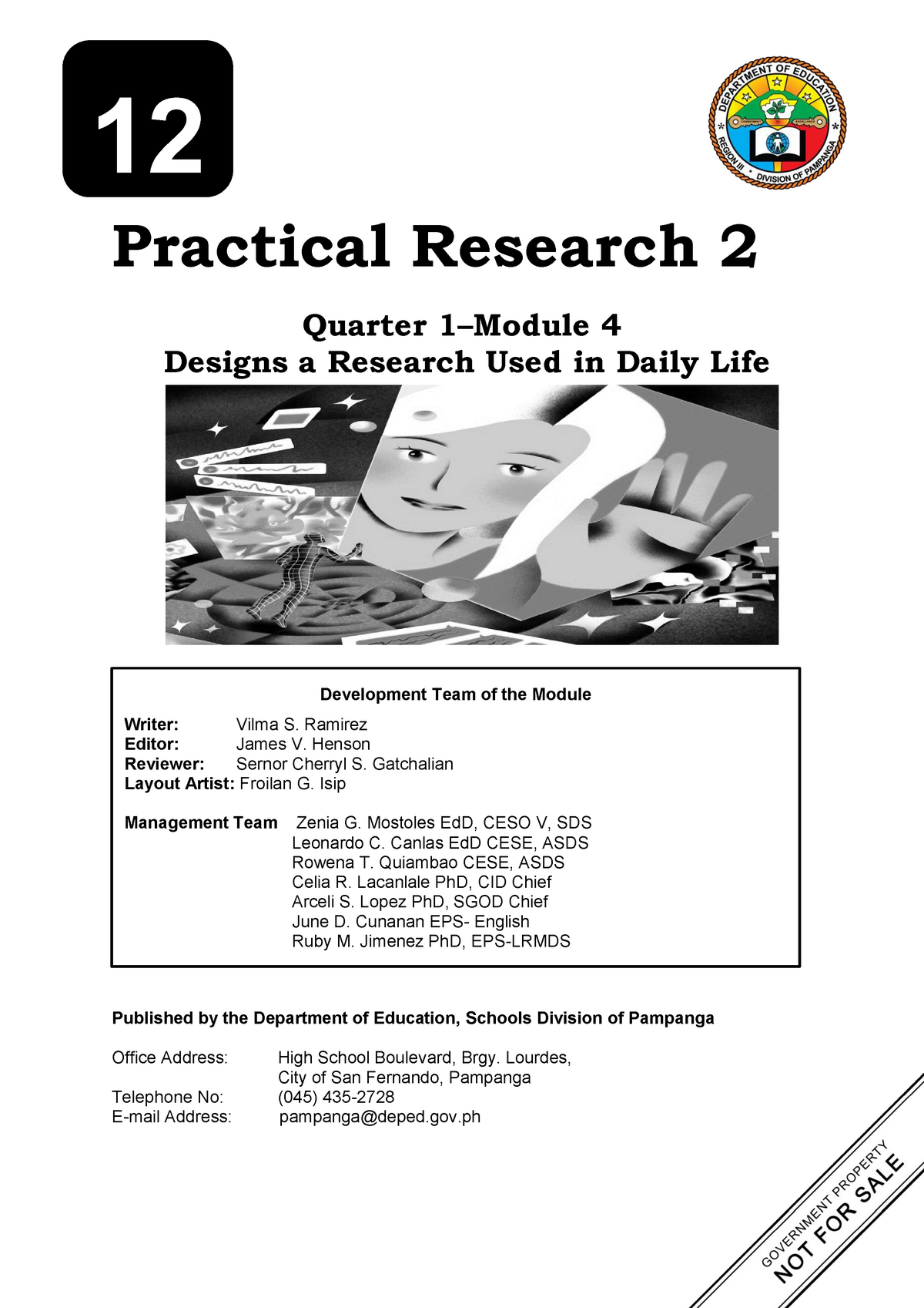 Module 4 Designs A Research Used In Daily Life Practical Research 2 