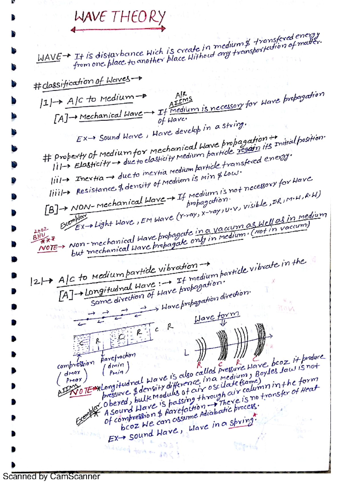 Wave Theory - Physics - Physics for Engineers - Studocu