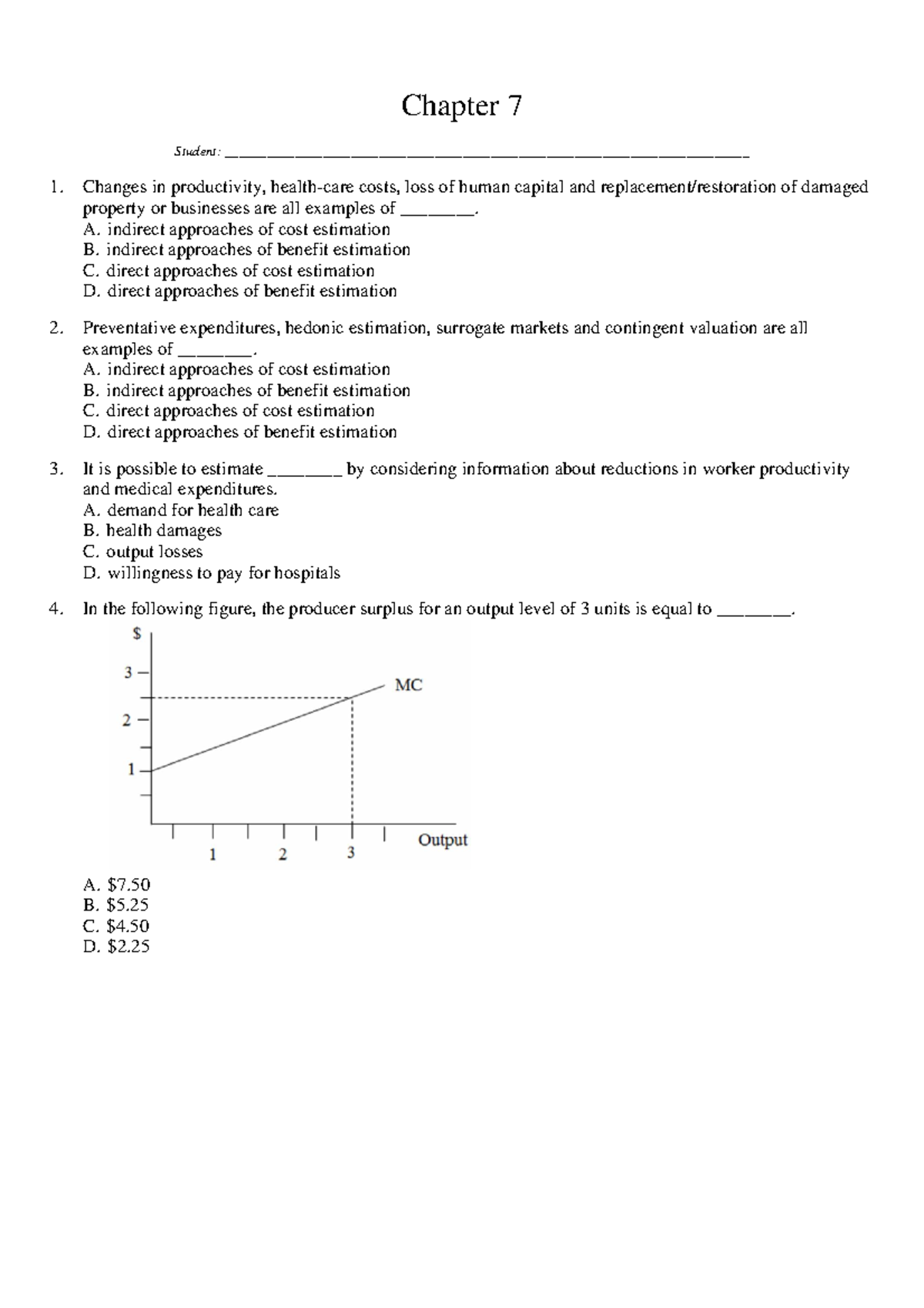 Ch7 - notes for chapter 7 - Chapter 7 Student: - Studocu