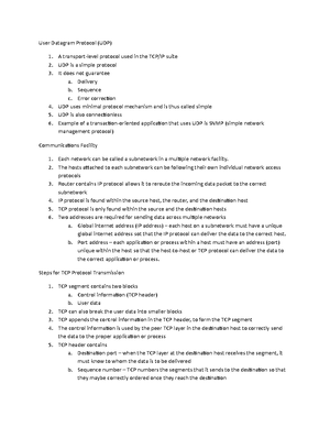 Internet Protocol Notes(10) - Internet Protocol Notes Key functions ...