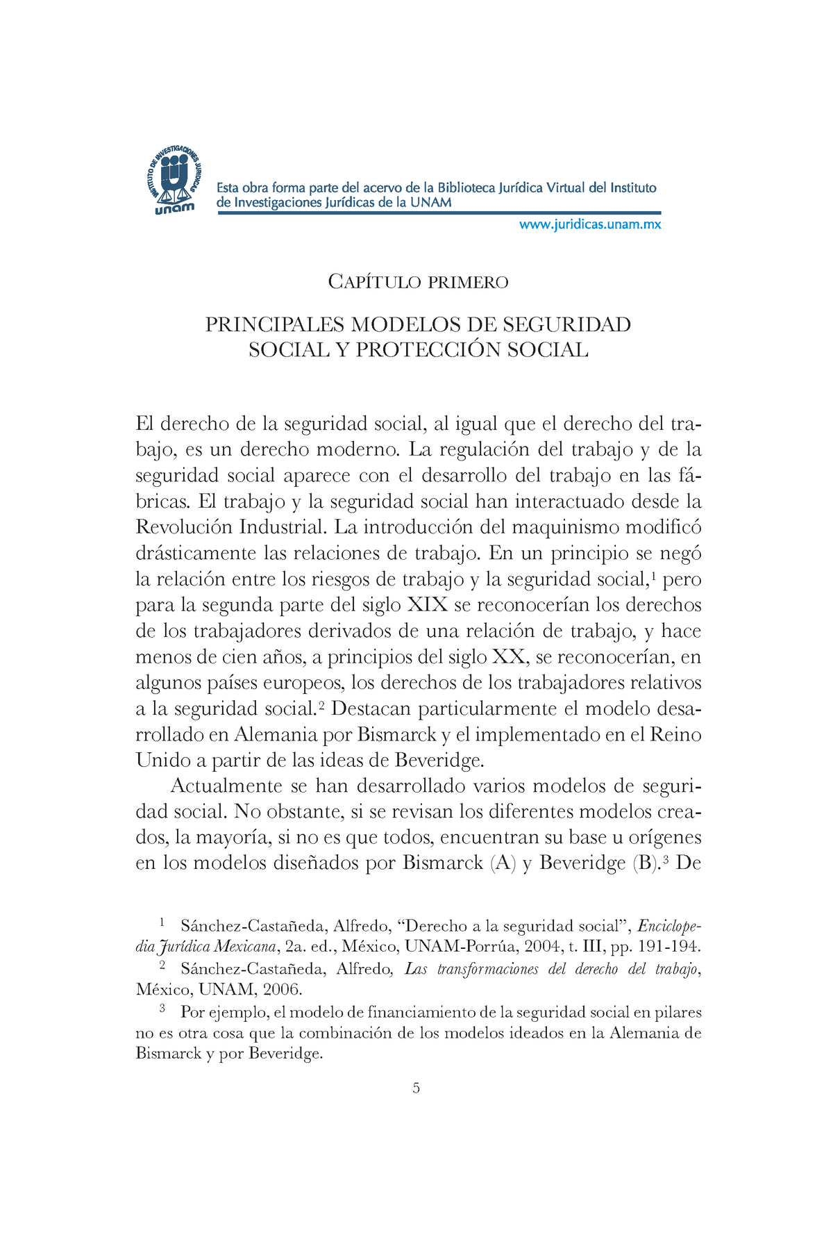 Modelos DE Seguridad Social - 5 capítulo primEro PRINCIPaLES MODELOS DE SEGURIDaD  SOCIaL Y - Studocu