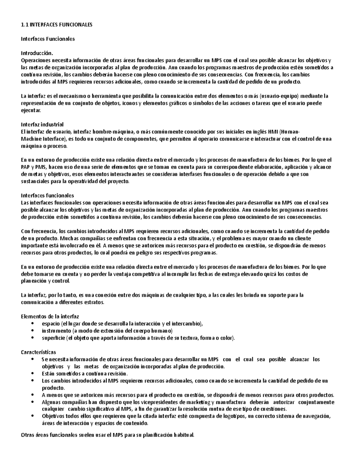 1.2 Interfaces Funcionales 1 INTERFACES FUNCIONALES Interfaces