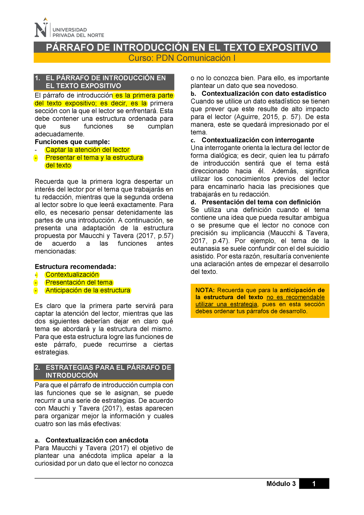 Parrafo De Introduccion En El Texto Expositivo 2 PÁrrafo De IntroducciÓn En El Texto 8071