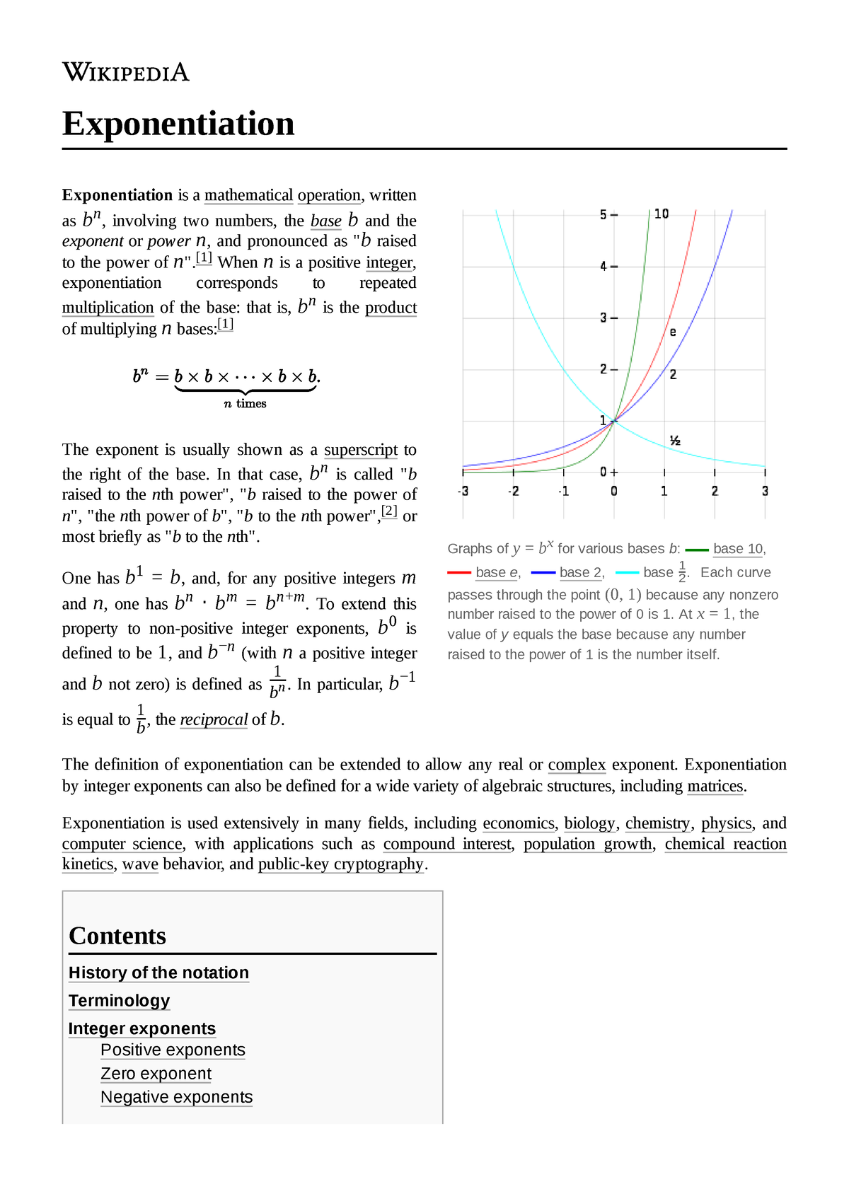 exponentiation-rer-graphs-of-y-bx-for-various-bases-b-base-10