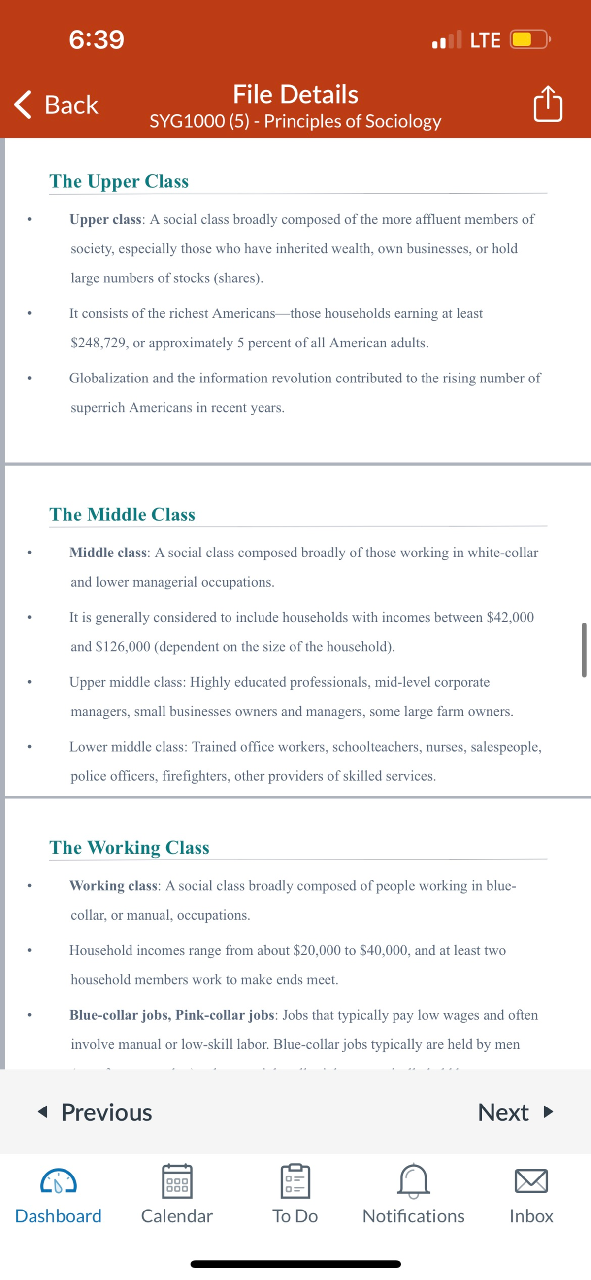 sociology chapter 7 - SYG1000 - Studocu