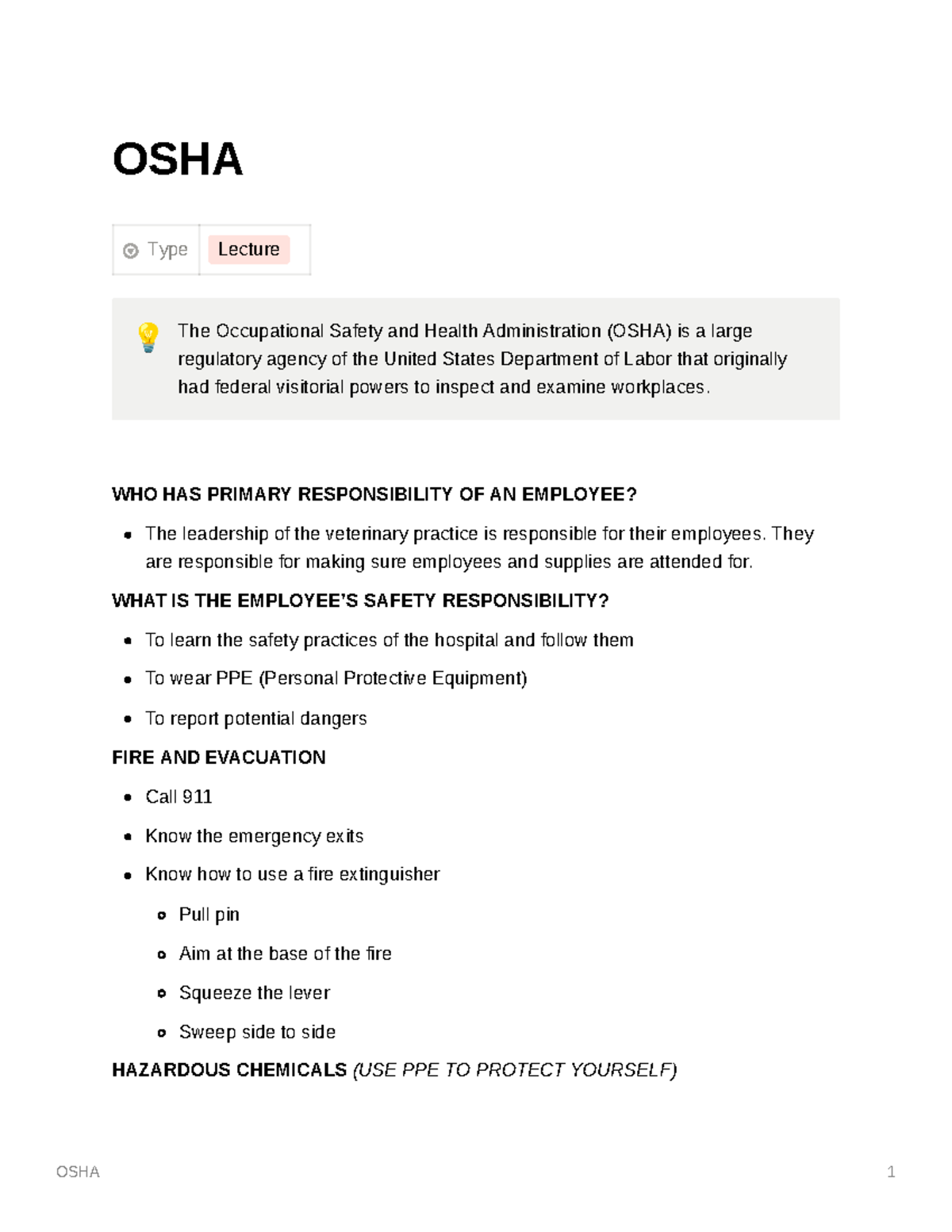 osha-overview-of-osha-regulations-osha-1-osha-type-lecture-the