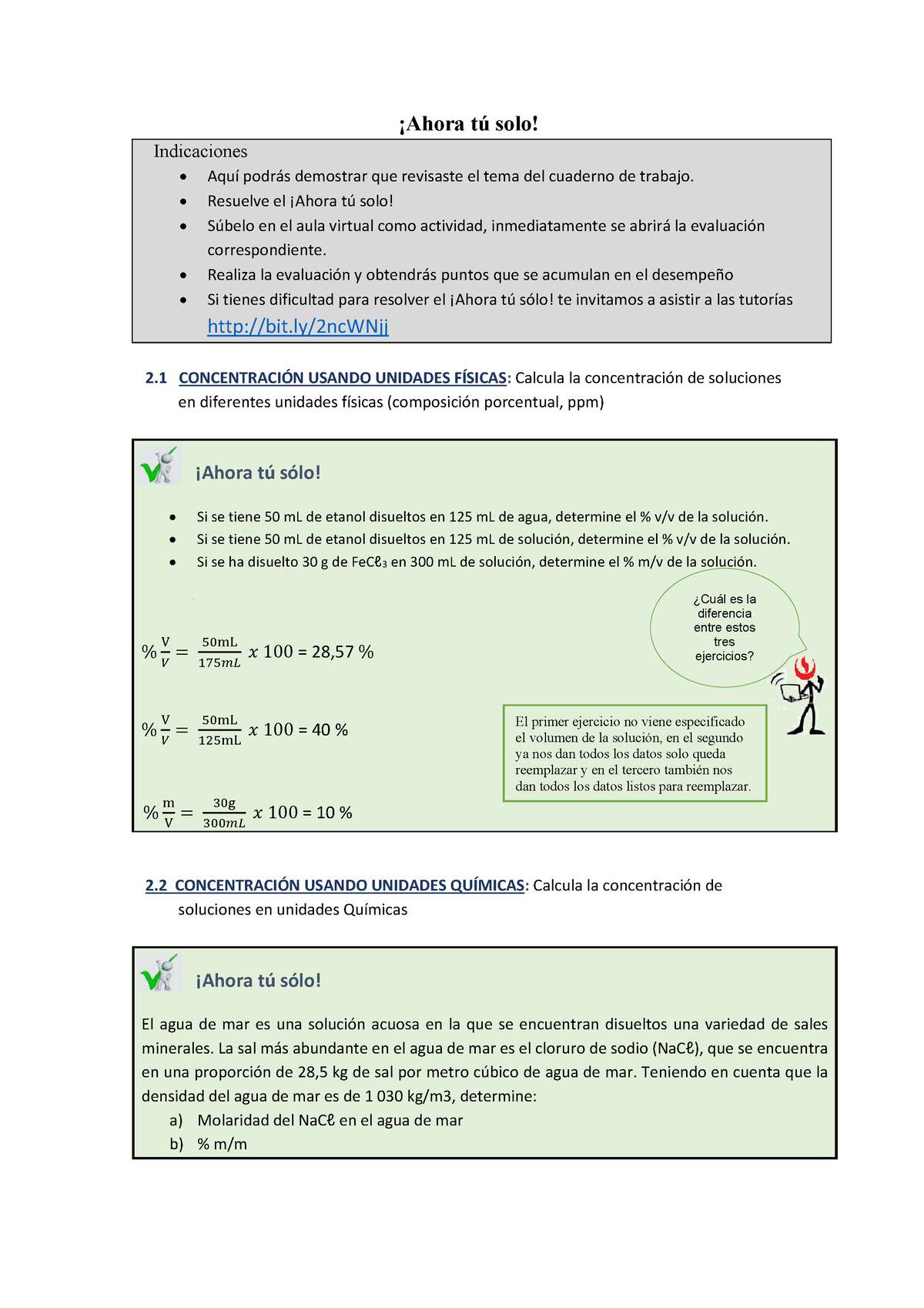 S06 Ahora Tú Solo Soluciones 2 ¡ahora Tú Solo Indicaciones ÷ Aquí