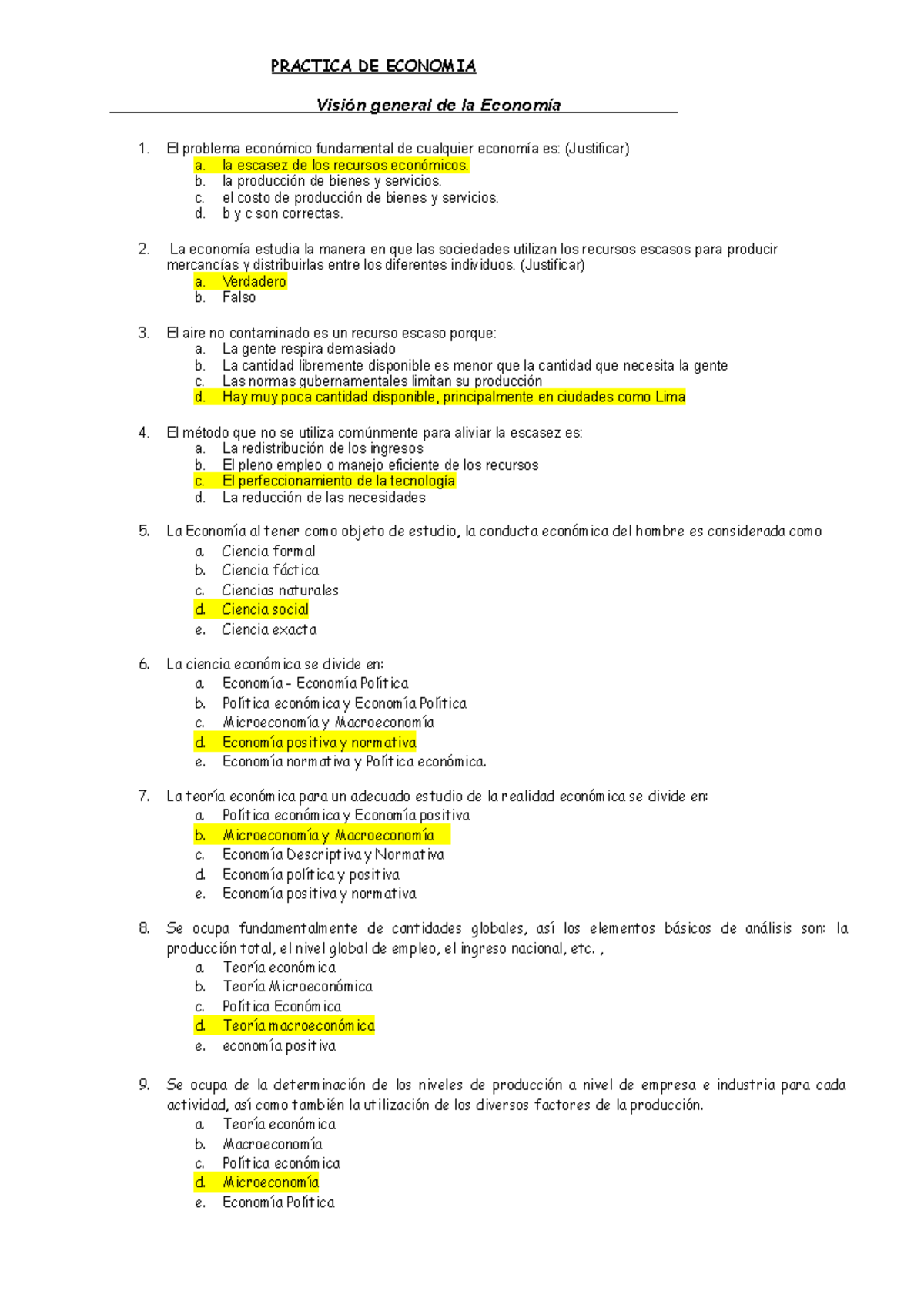 Tarea No 2 Sociedad Y - PRACTICA DE ECONOMIA Visión General De La ...