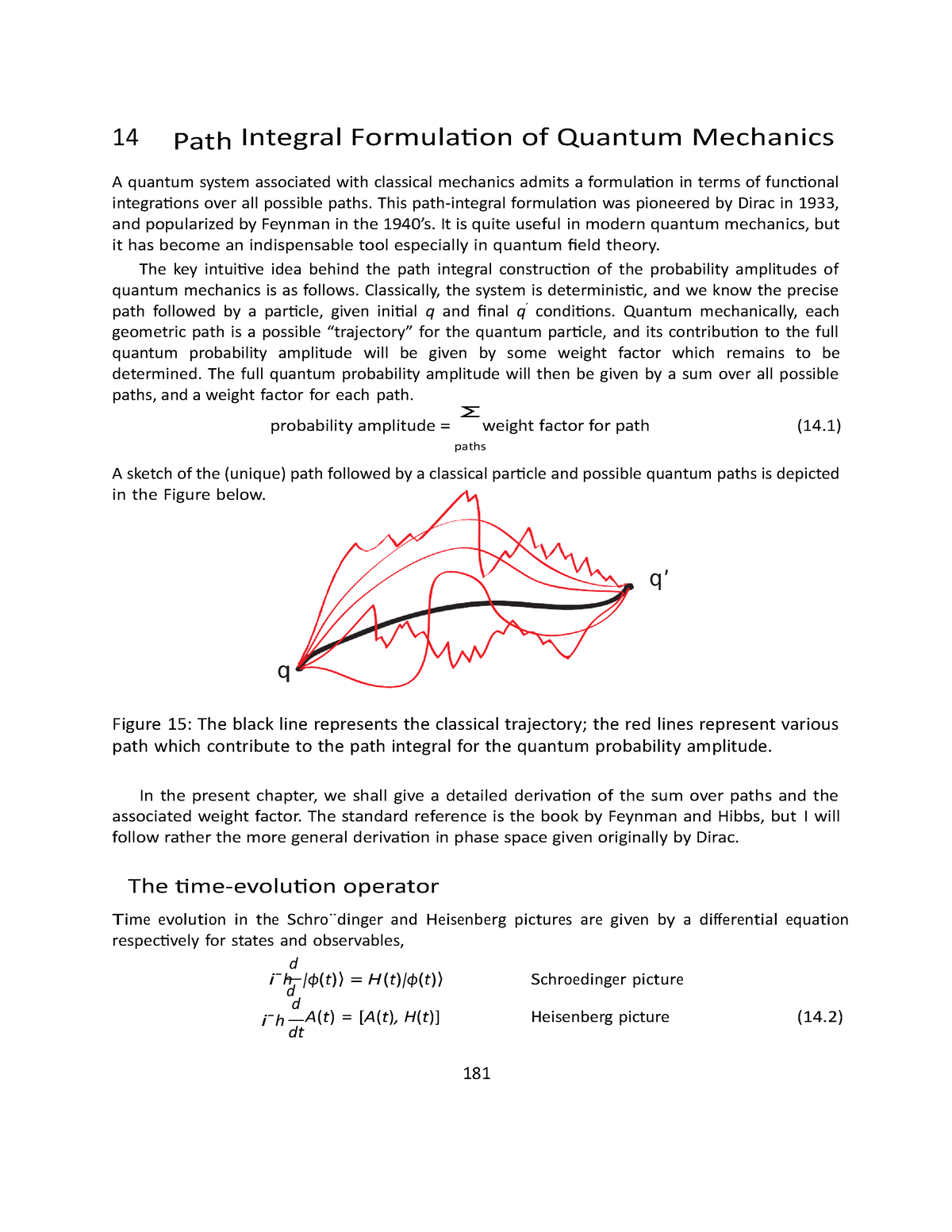 Path Integral Formulation Of Quantum Mechanics - This Path-integral ...