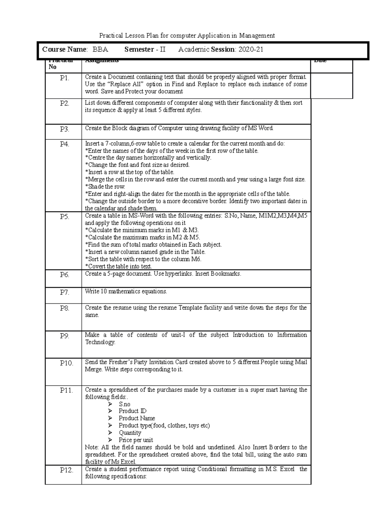 practical-lesson-plan-for-computer-application-in-management