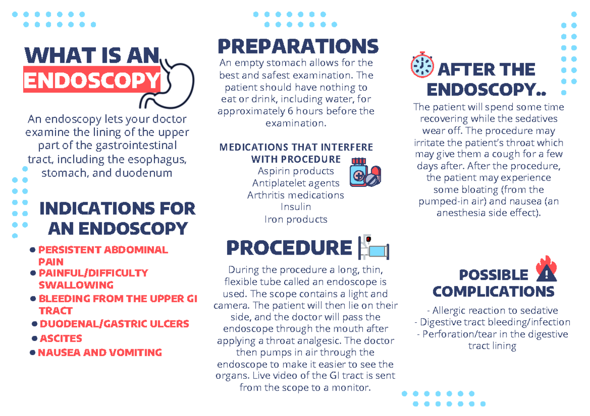 Endoscopy clinical paperwork This template was created by Slidesgo