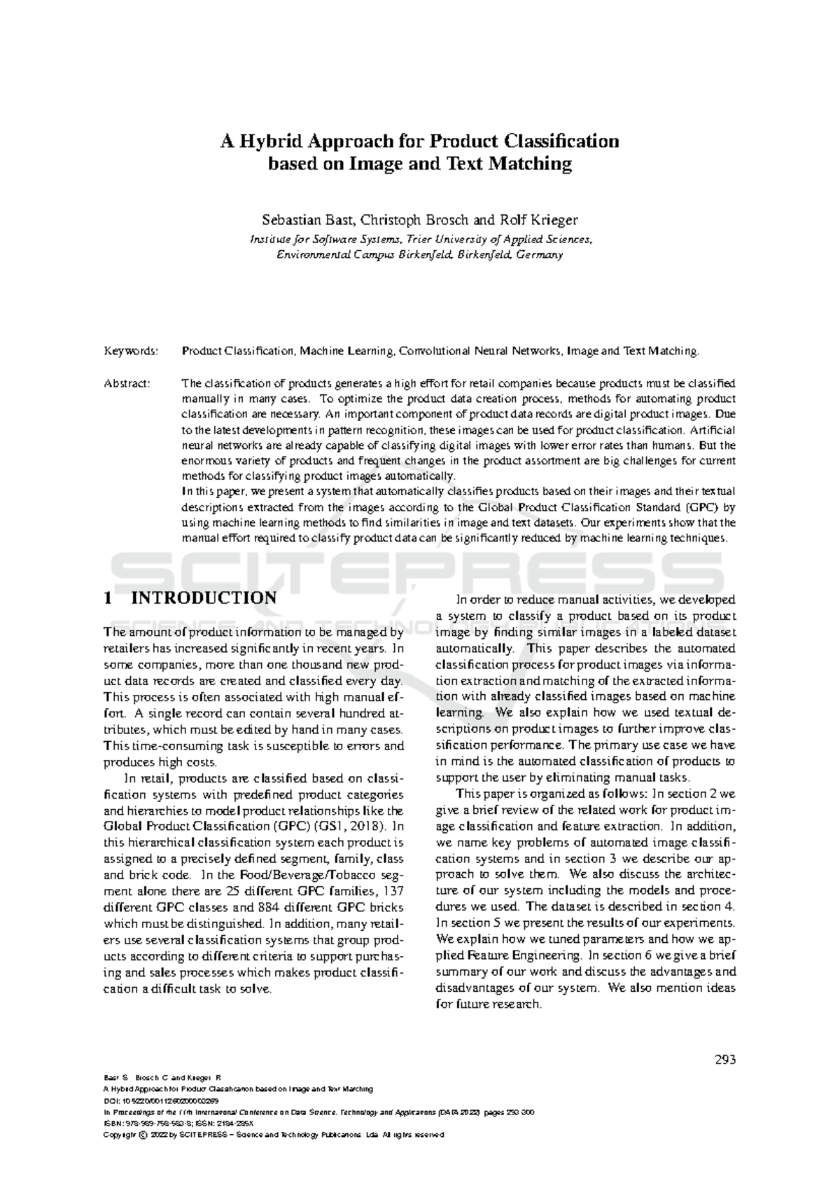 112602 - Study - A Hybrid Approach for Product Classification based on ...