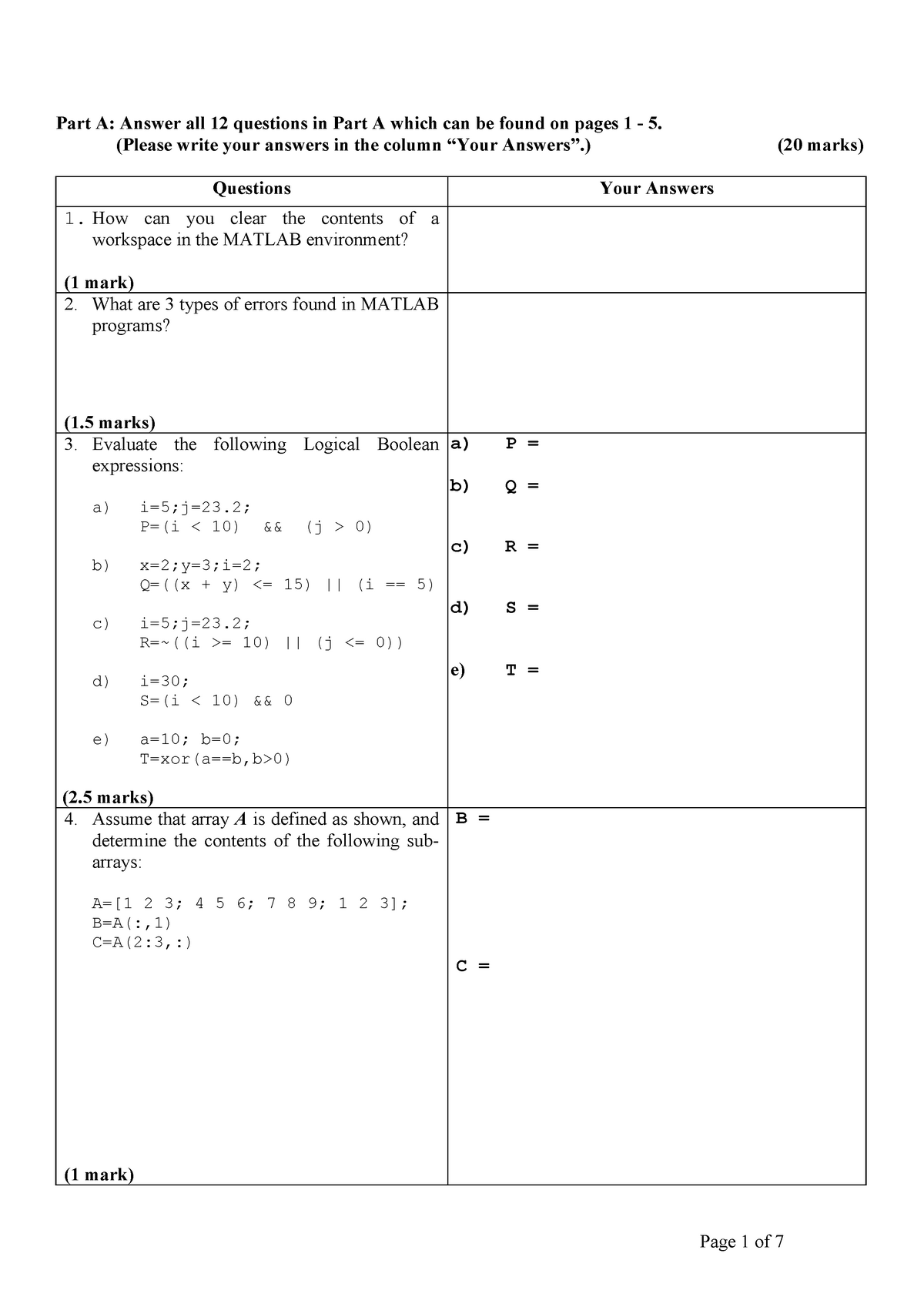 exam-2013-questions-matlab-exam-part-a-answer-all-12-questions-in