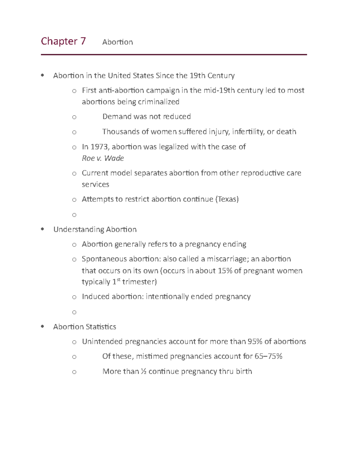 Chapter 7 - Summary Connect Core Concepts In Health - Chapter 7 ...