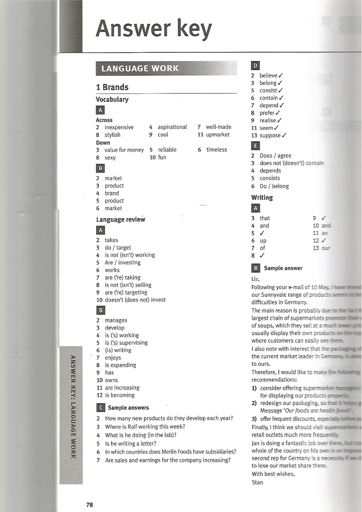 Market leader answer key - đọc tiếng anh - Studocu