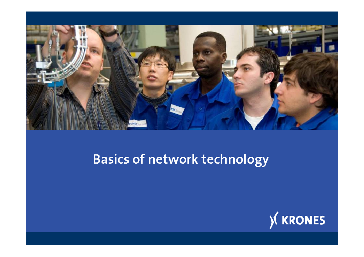 01-EN Ethernet Basics - Basics of network technology 2 Network ...