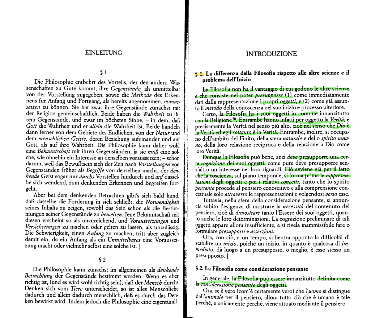 Enciclopedia Delle Scienze Filosofiche In Compendio By Hegel (p.548 A P ...