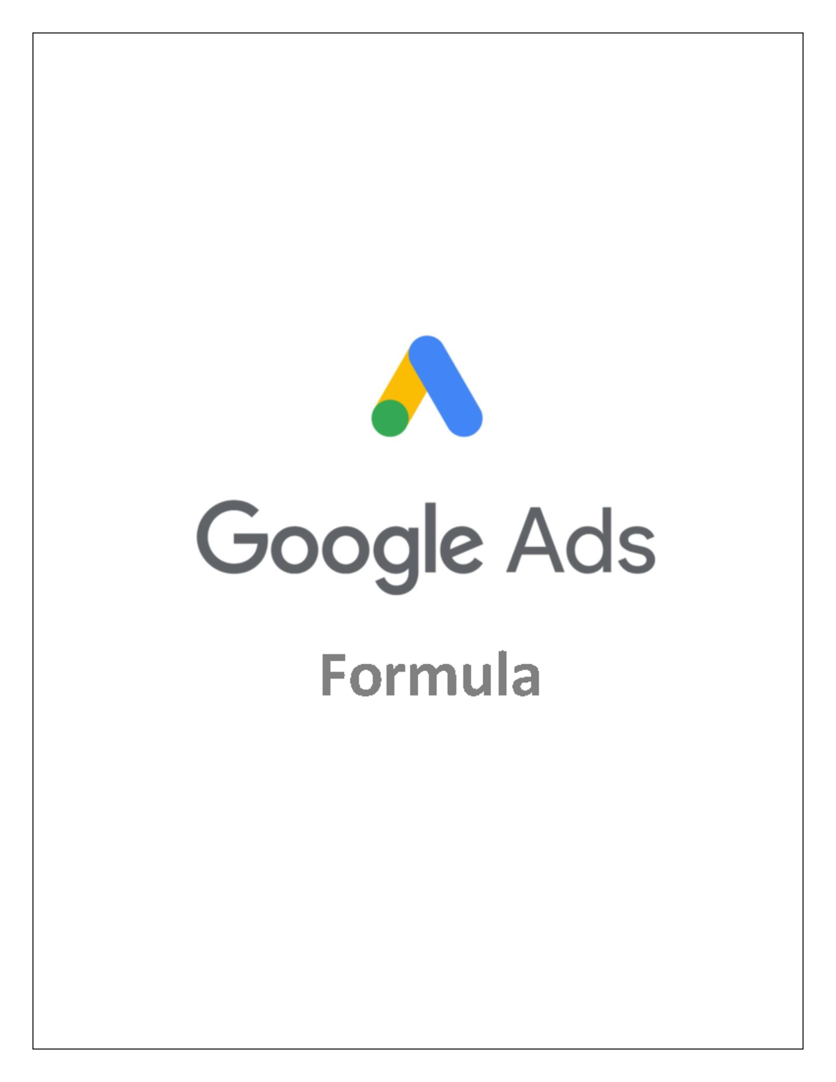 Google Ads Formulas 🤩-8 - Formula Click-Through Rate (CTR): CTR ...