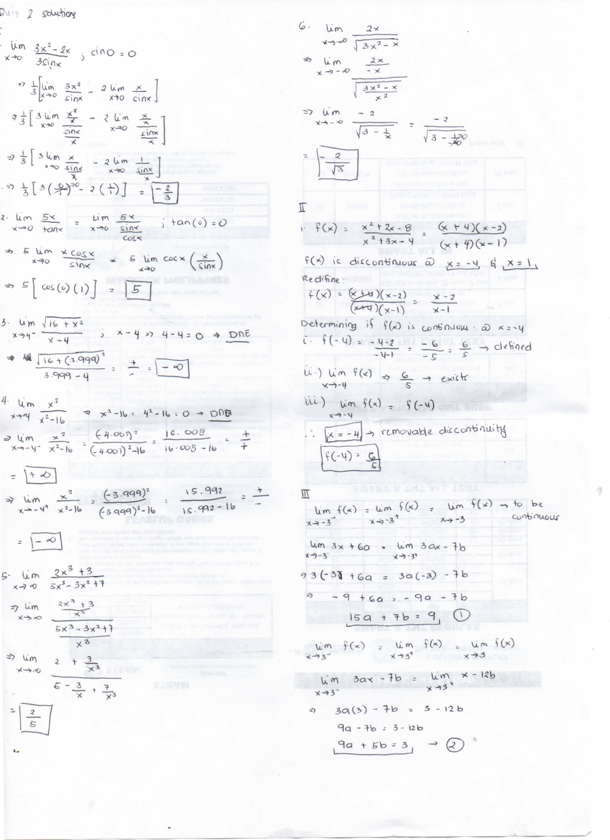 TEST Math111 Quiz2 Solutions 026 - Calculus - Studocu