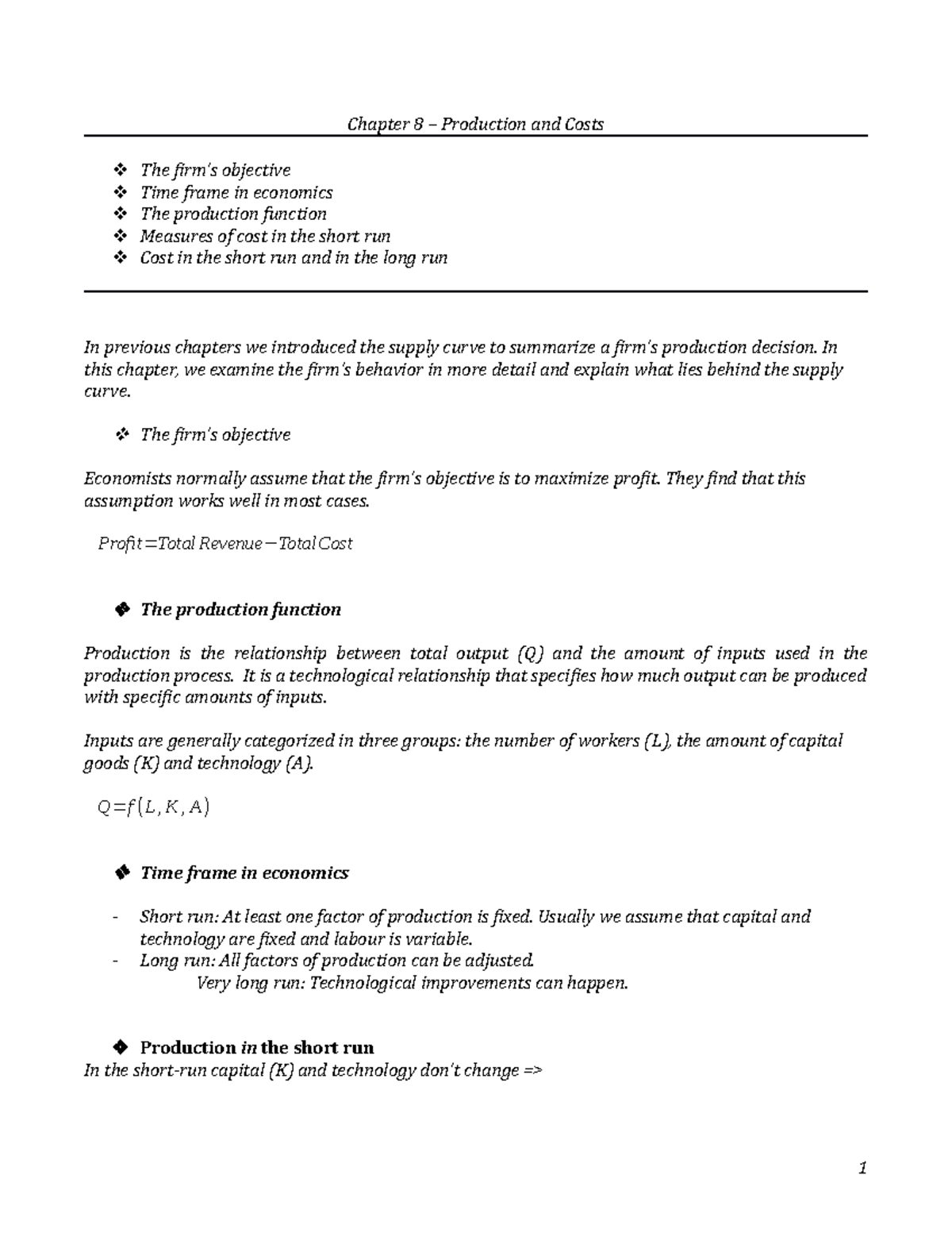 chapter-8-w2017-chapter-8-production-and-costs-the-firm-s-objective