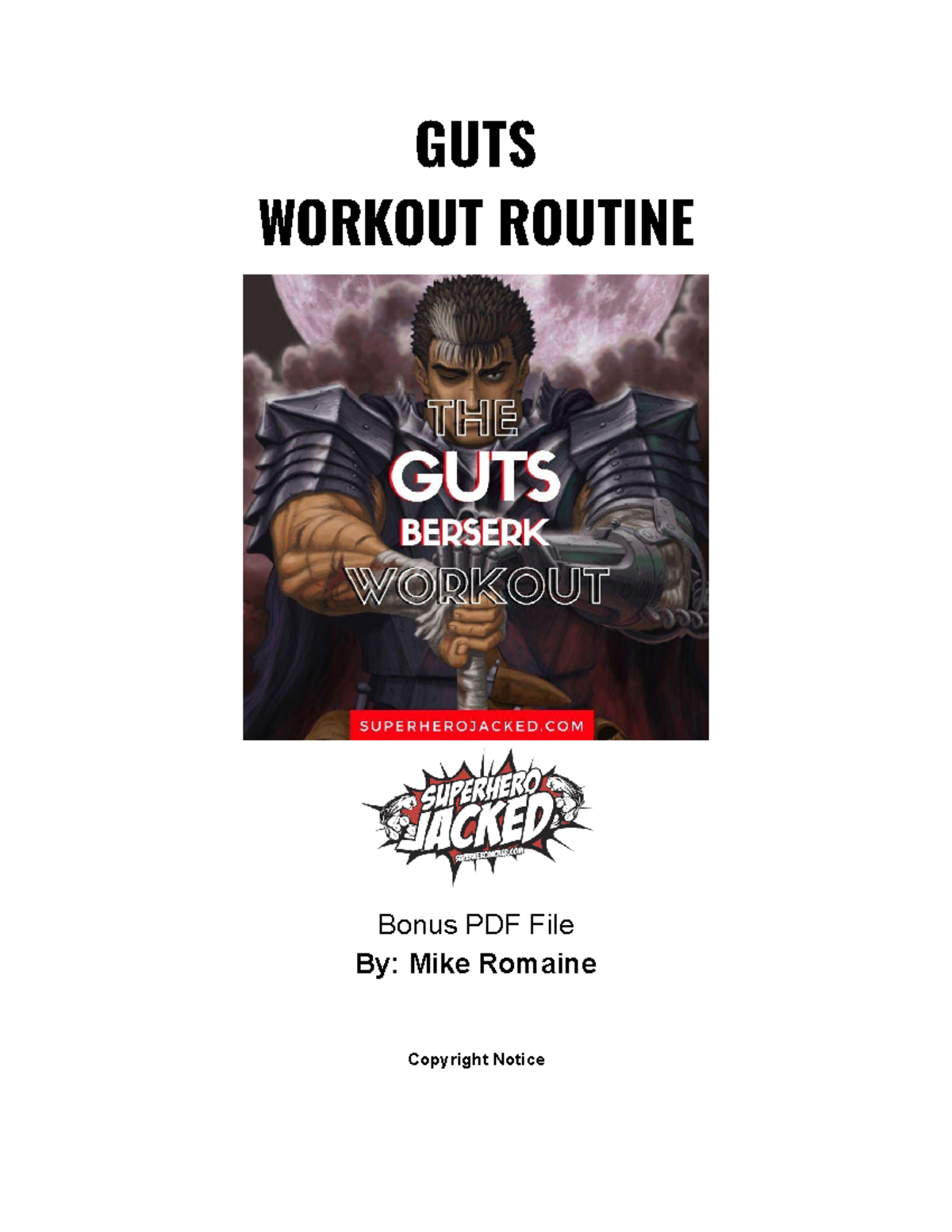 Guts-Workout-PDF - Dgeggjhrrjh - GUTS WORKOUT ROUTINE Bonus PDF File By ...
