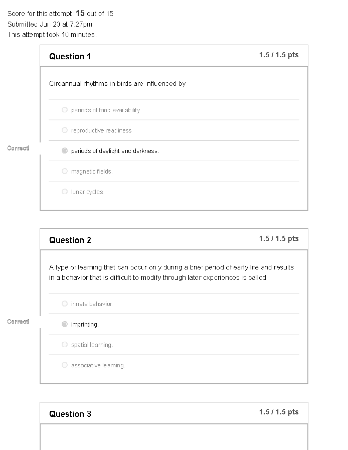 Ch 39 Quiz - Ch 32 Quiz - Score For This Attempt: 15 Out Of 15 ...