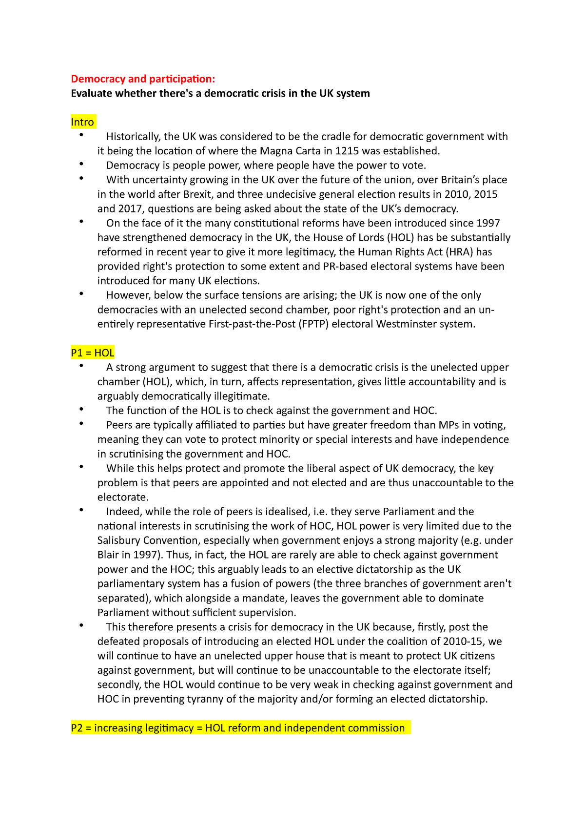 uk-politics-essay-plans-democracy-and-participation-evaluate