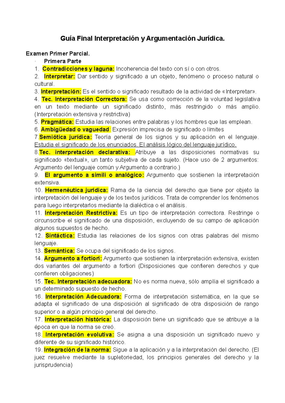 Examen 2018, Preguntas Y Respuestas - Guía Final Interpretación Y ...