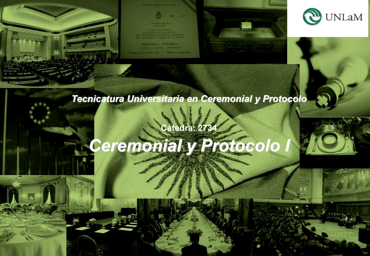 Ceremonial-y-Protocolo 2020 2do-C 2-clase 1 - Tecnicatura Universitaria ...