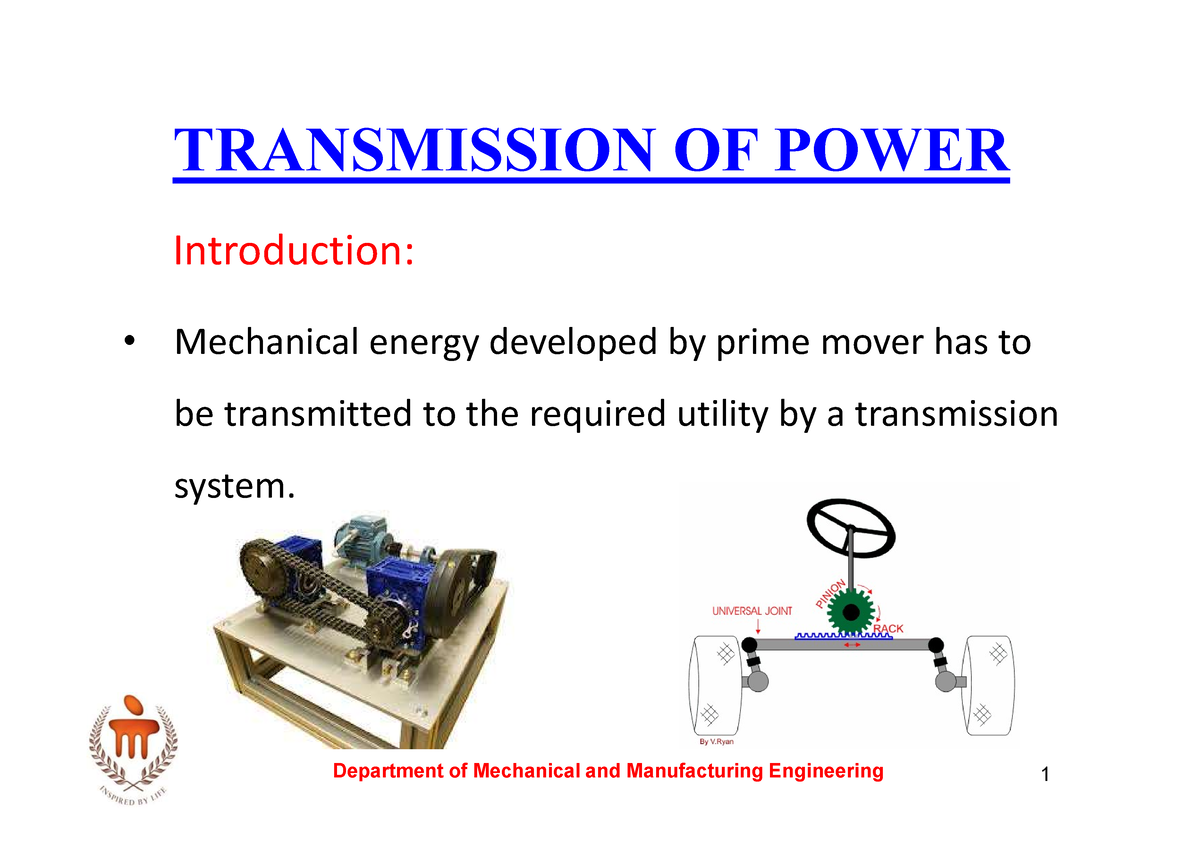 essay about power transmission