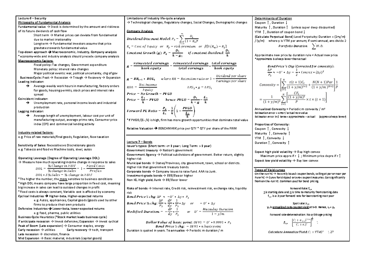 Cheatsheet Term 2 - Argggg - Lecture 6 – Security Philosophy of ...