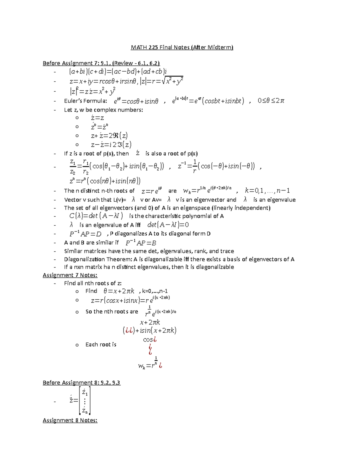 Uiuc Math 225 - 0rfmg9c