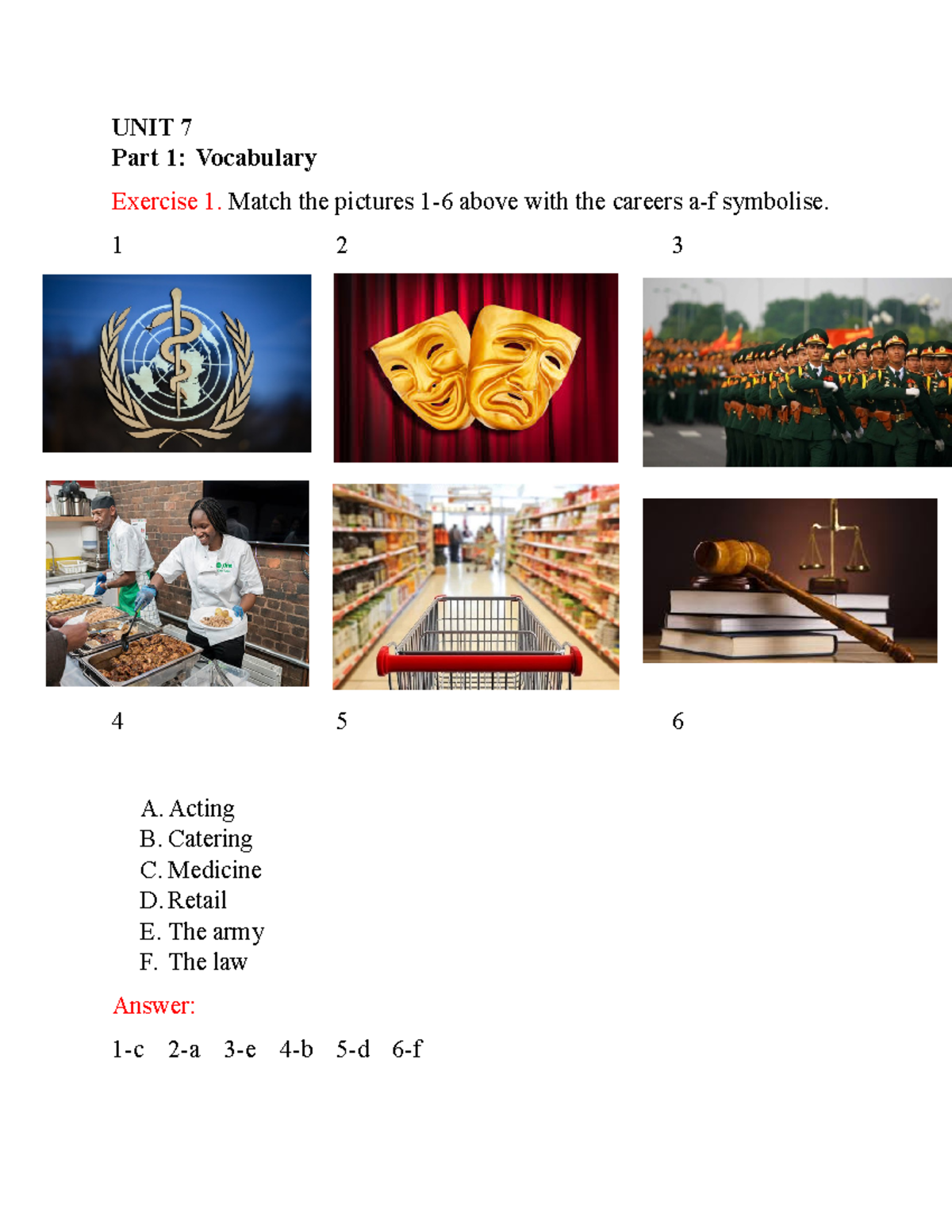 Unit 7 Prepare For Ielts Unit 7 Part 1 Vocabulary Exercise 1 Unit 7 Prepare For Ielts Unit 7 Part 1 Vocabulary Exercise 1