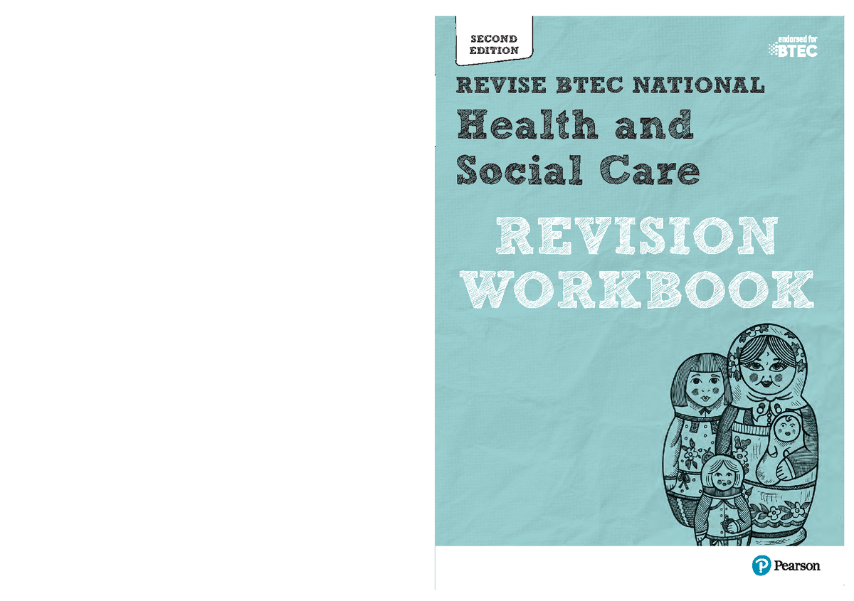 Revision Work Book For 1 2 3 - REVISE BTEC NATIONAL Health And Social ...