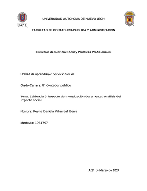 Diagrama de arbol - Servicio Social - UNIVERSIDAD AUTONOMA DE NUEVO ...