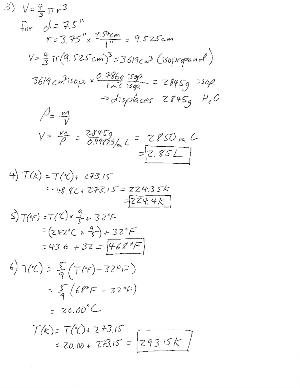 ap chemistry unit 3 practice test answer key