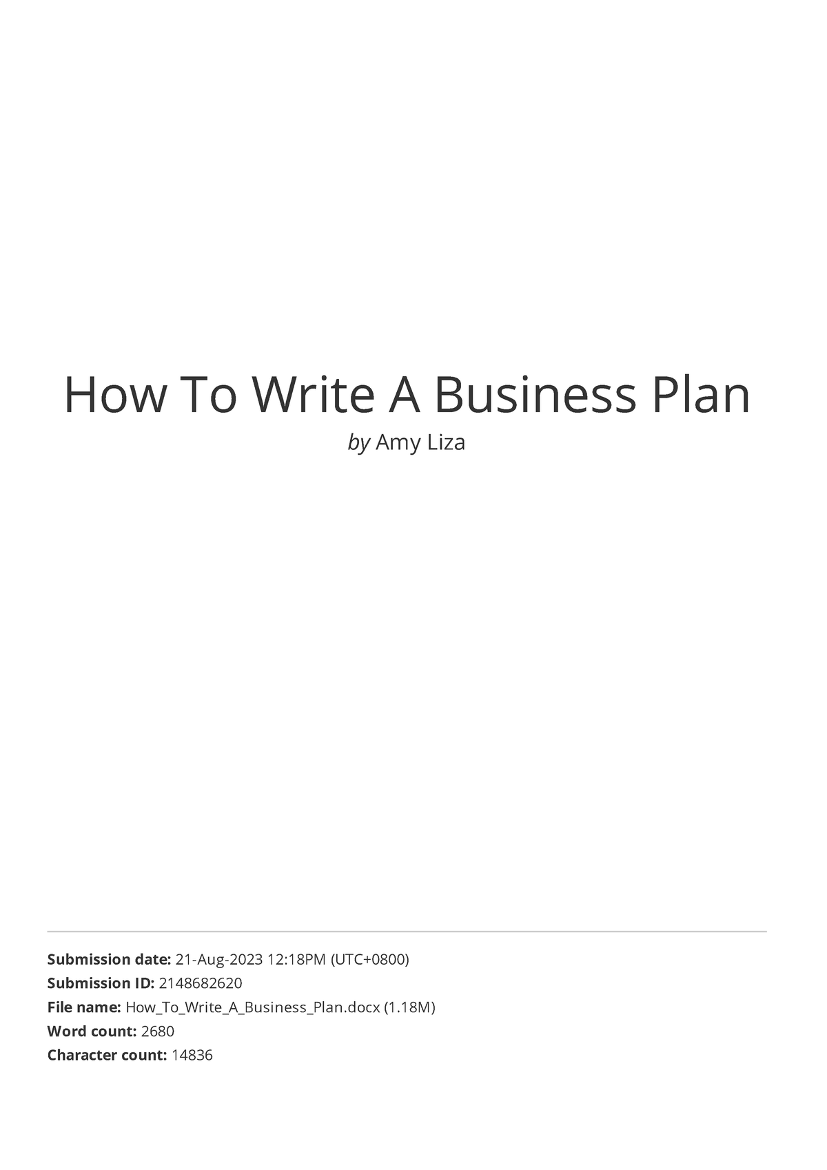 how-to-write-a-business-plan-studocu