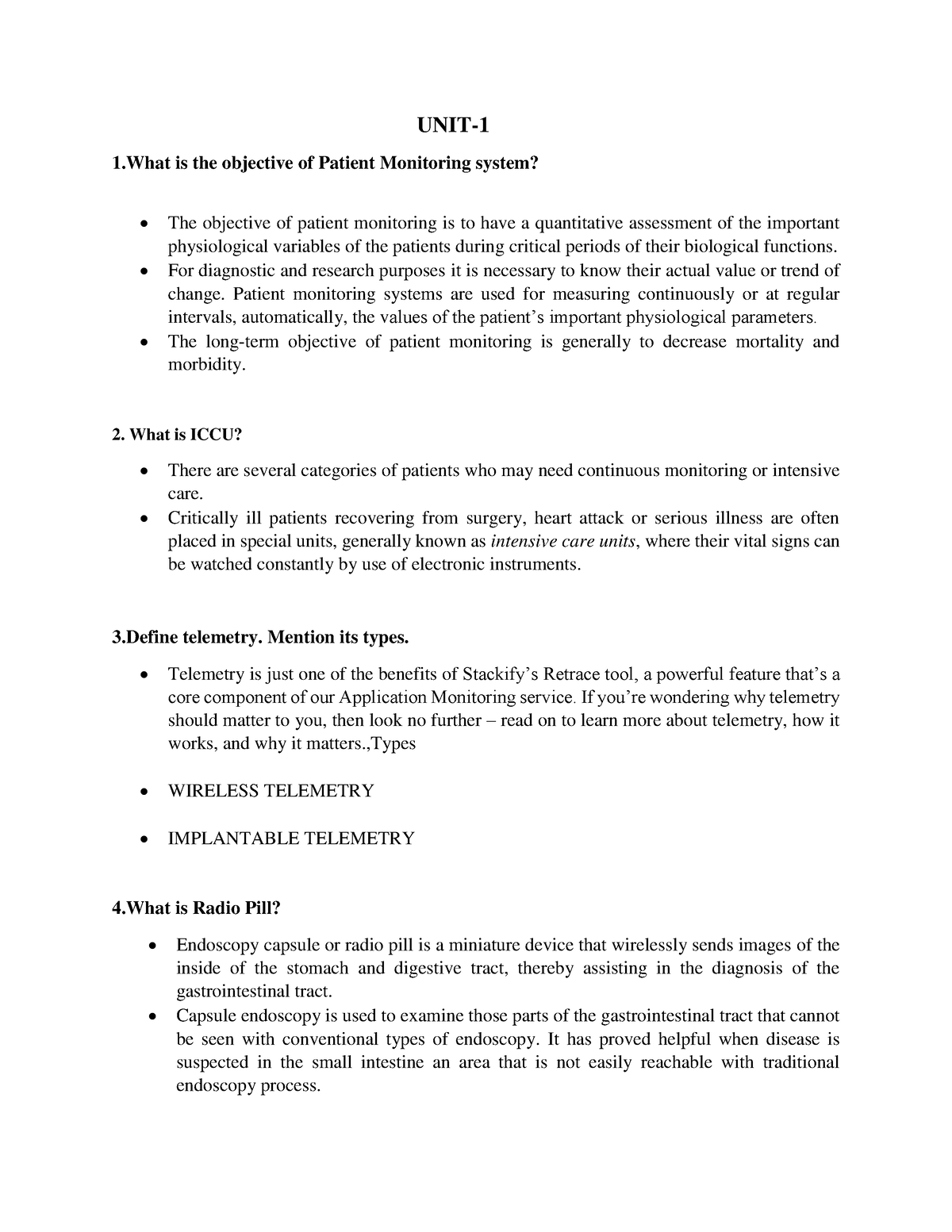 dte-ii-2-marks-with-answers-unit-1-is-the-objective-of-patient